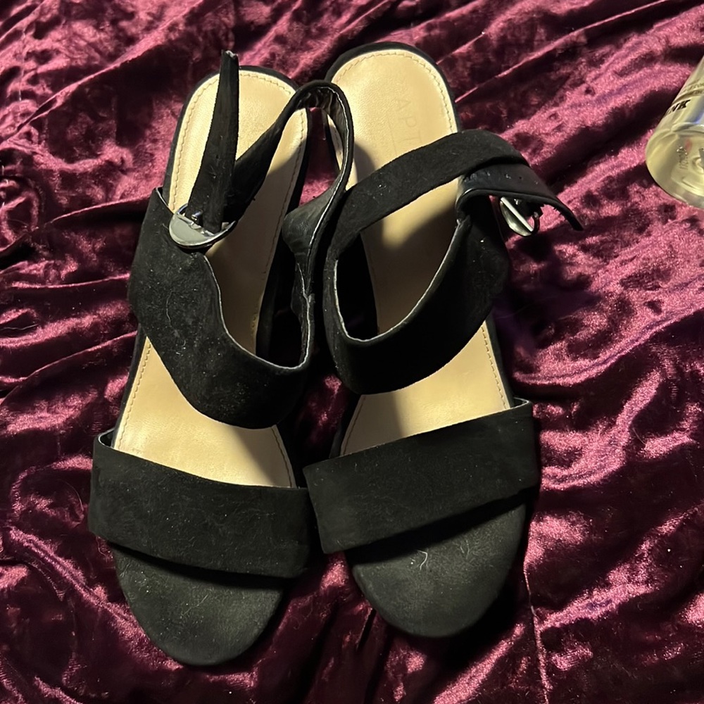 black heels
